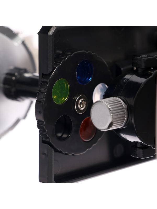 Микроскоп, с планетой, держатель для телефона, подсветка, увеличение x100, x400, x1200