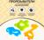 Набор прорезывателей для зубов «Зверята», с держателем, пластиковая цепочка, в контейнере, 3 шт.
