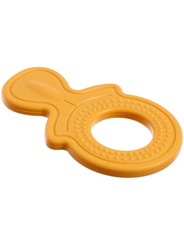 Набор прорезывателей для зубов «Зверята», бутылочка, силиконовый шнурок, в контейнере, 4 шт.