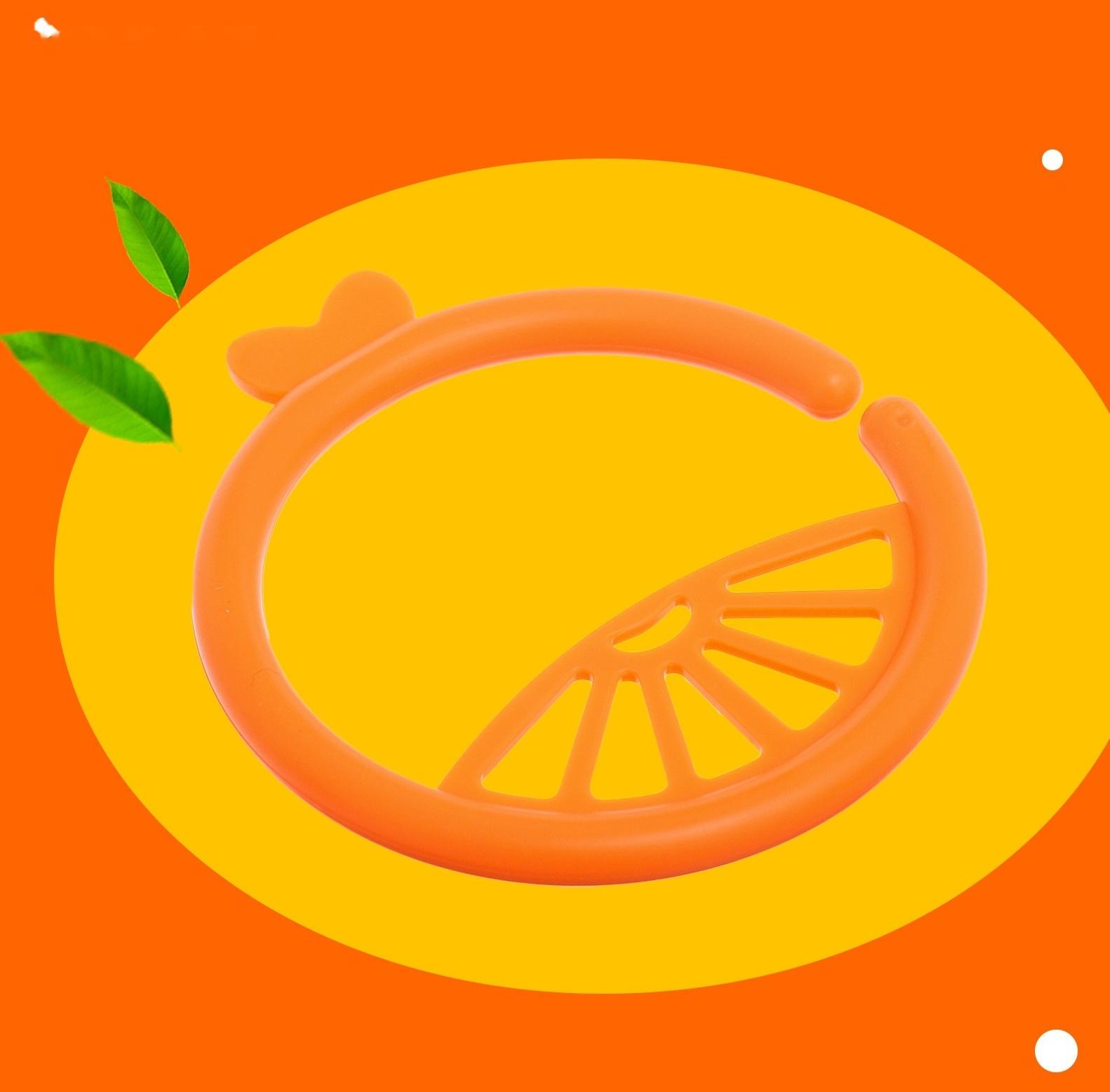 Развивающая игрушка-цепочка для зубов «Фруктовые колечки»