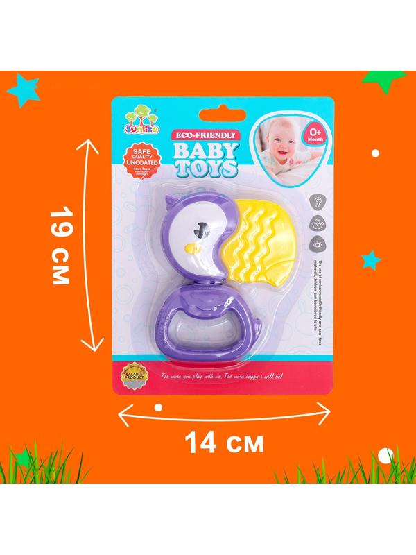 Погремушка с прорезывателем для зубов «Туканчик»