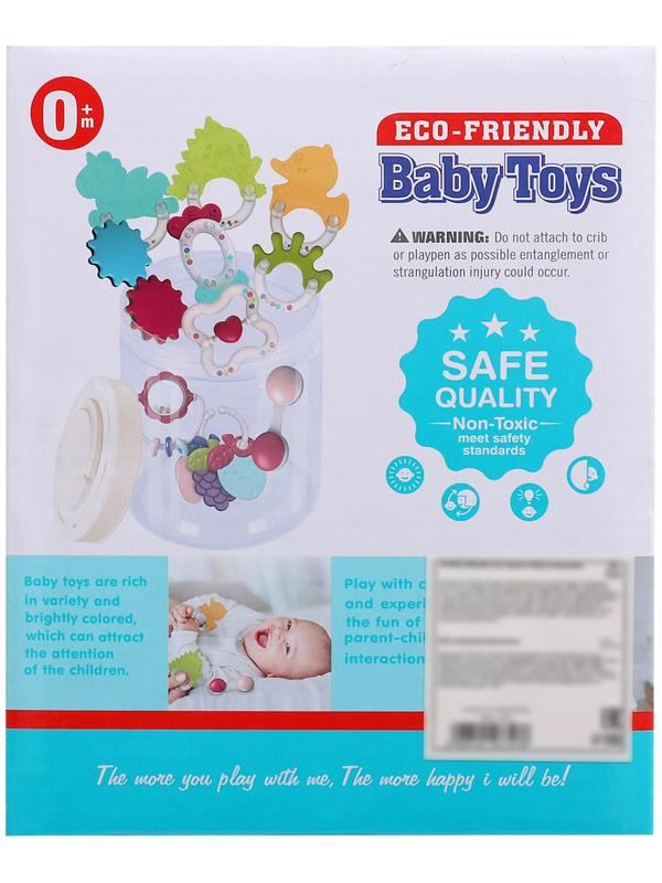 Набор погремушек с прорезывателями «Цвета и формы»