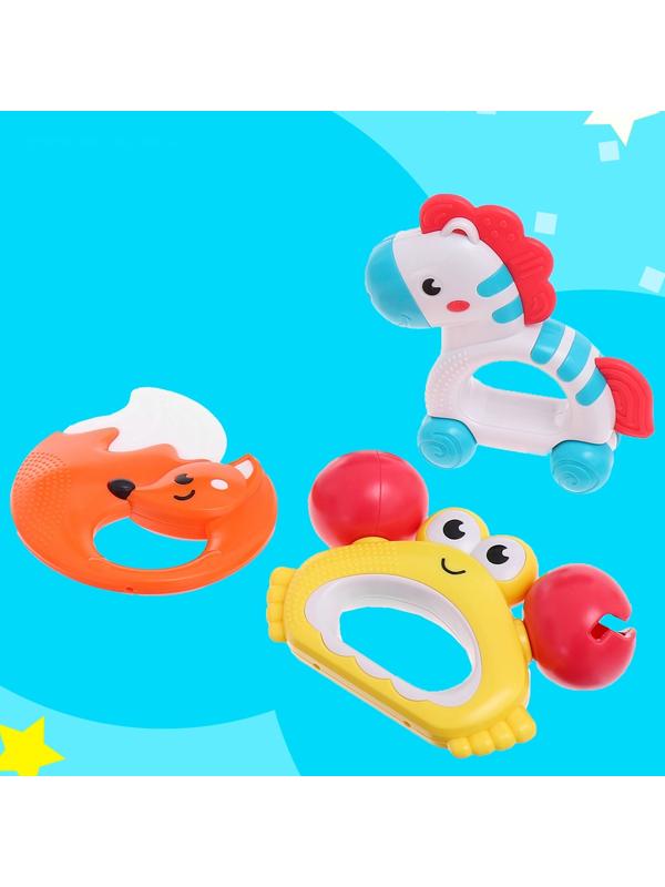 Набор погремушек с прорезывателями «Зверята»