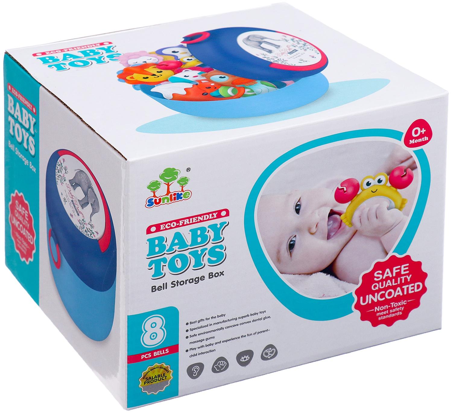 Набор погремушек с прорезывателями «Зоопарк», в кейсе