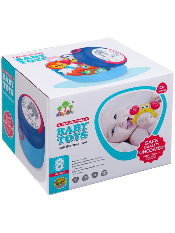 Набор погремушек с прорезывателями «Зоопарк», в кейсе