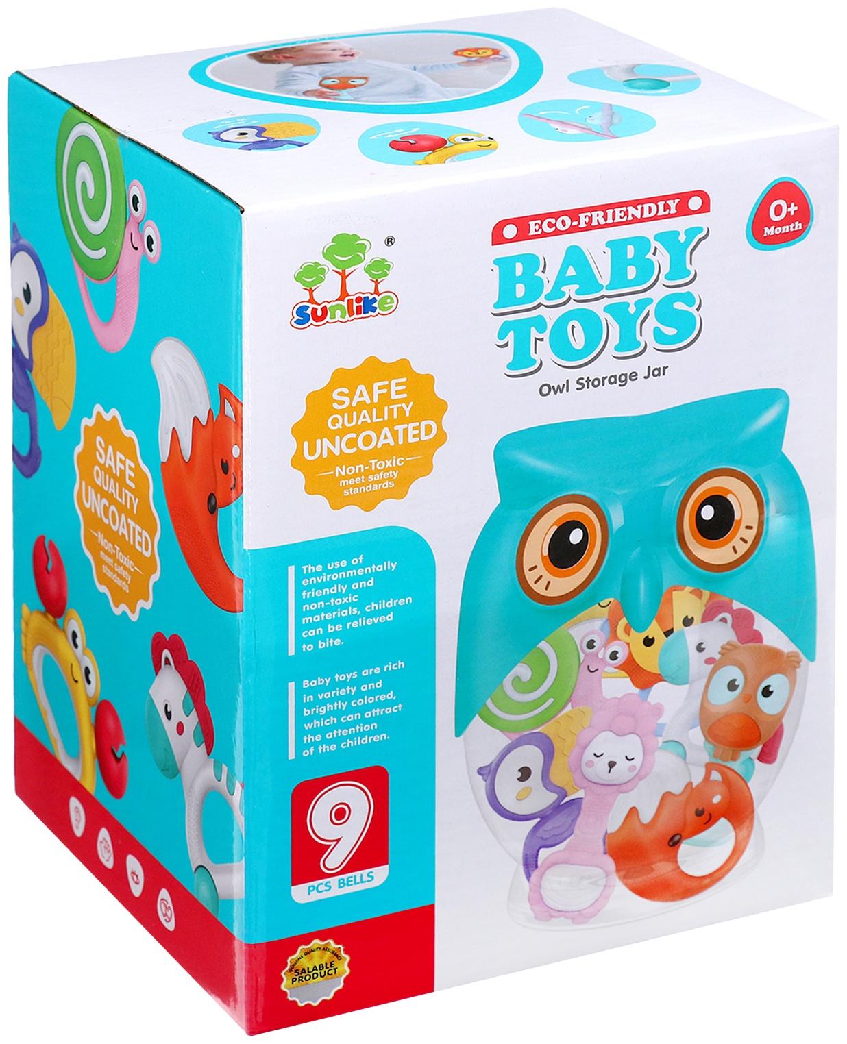 Набор погремушек с прорезывателями «Совушка»