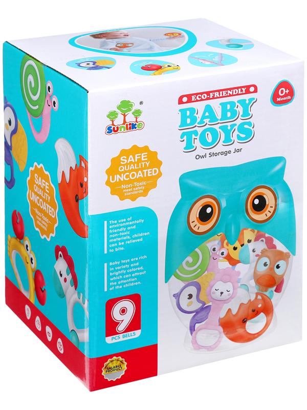 Набор погремушек с прорезывателями «Совушка»