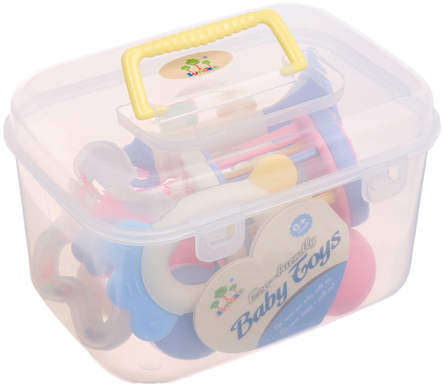 Набор погремушек с прорезывателями «Лаванда», цвета МИКС