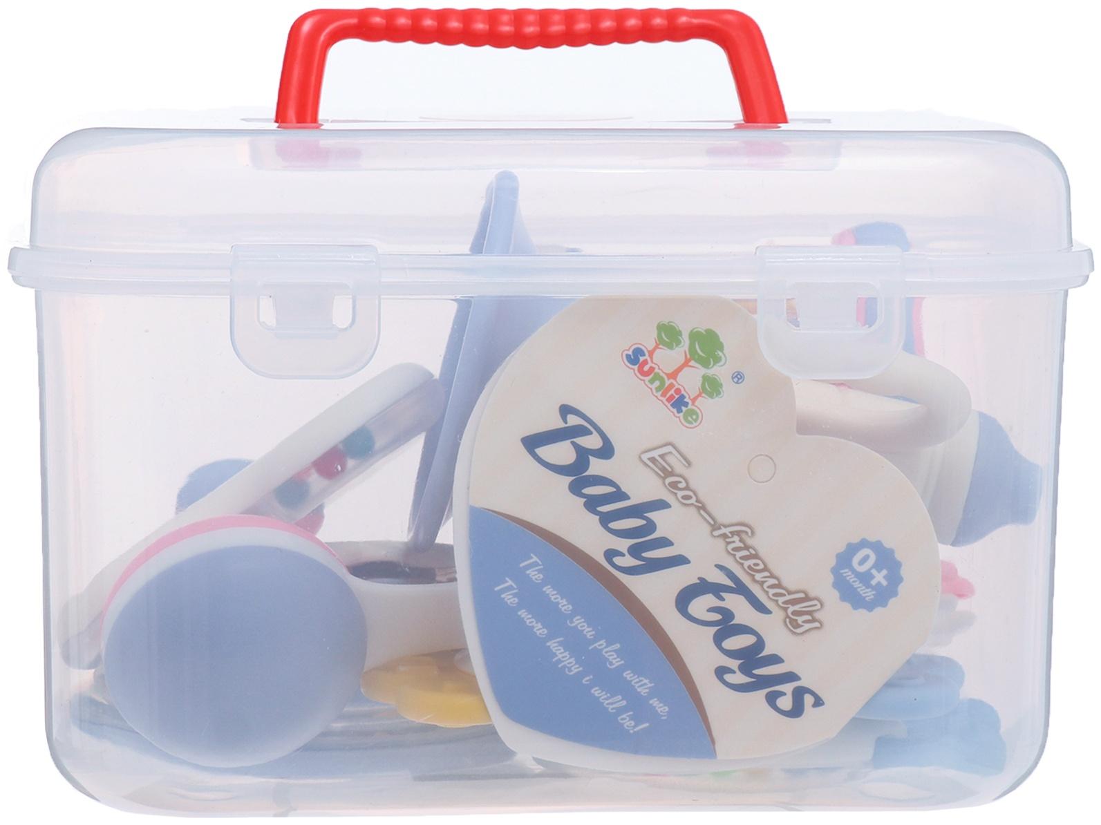 Набор погремушек с прорезывателями «Лаванда», цвета МИКС