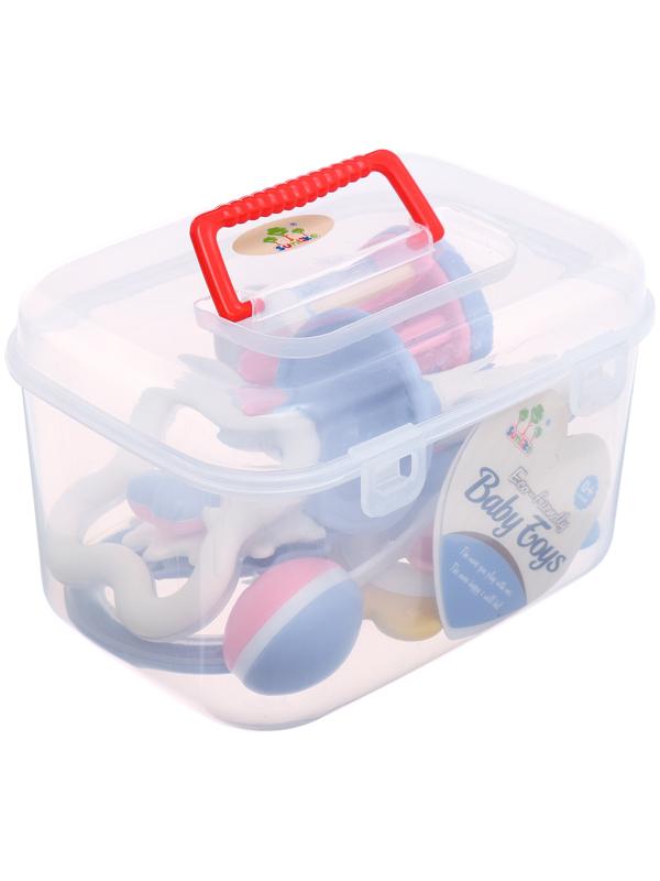 Набор погремушек с прорезывателями «Лаванда», цвета МИКС