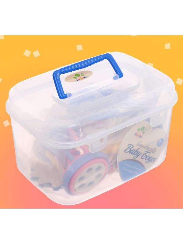 Набор погремушек с прорезывателями «Лаванда», цвета МИКС