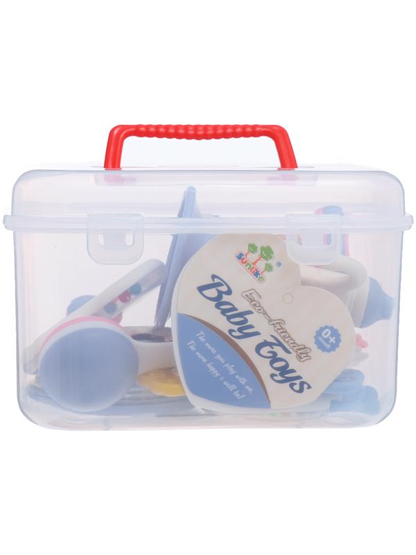 Набор погремушек с прорезывателями «Лаванда», цвета МИКС