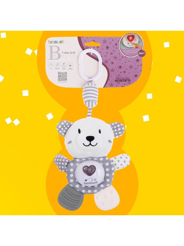 Подвеска на кроватку и коляску «Мишутка», музыкальная, свет