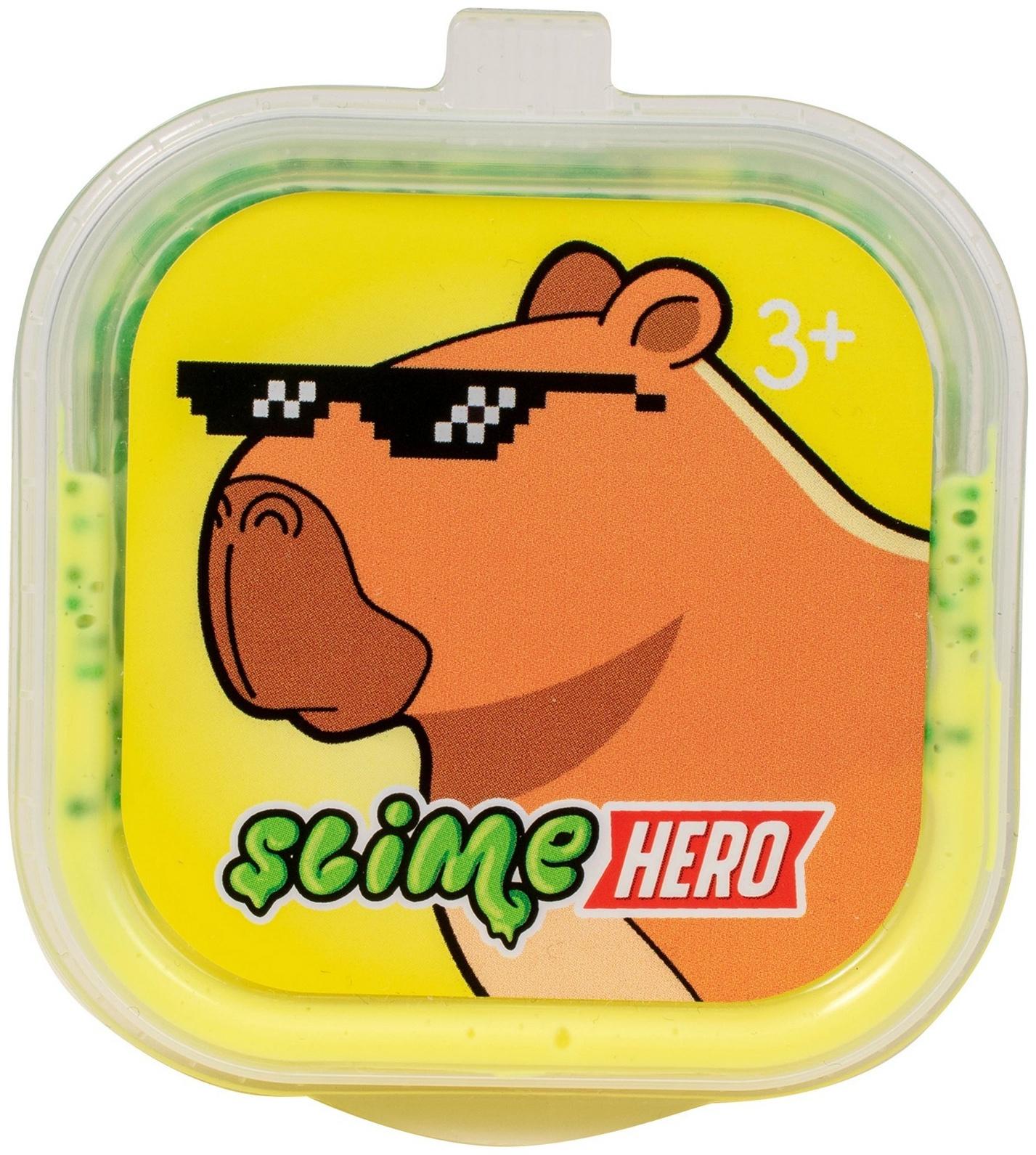 Слайм «Slime HERO. Капибара», жёлтый, 60 г