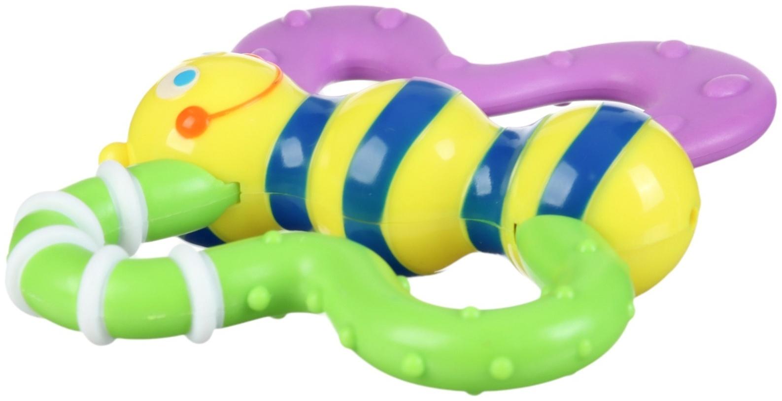 Погремушка Крошка Я «Бабочка» с эластичными элементами, в пакете, от 3 мес.