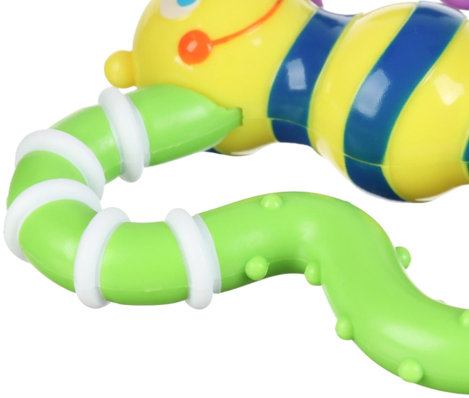 Погремушка Крошка Я «Бабочка» с эластичными элементами, в пакете, от 3 мес.