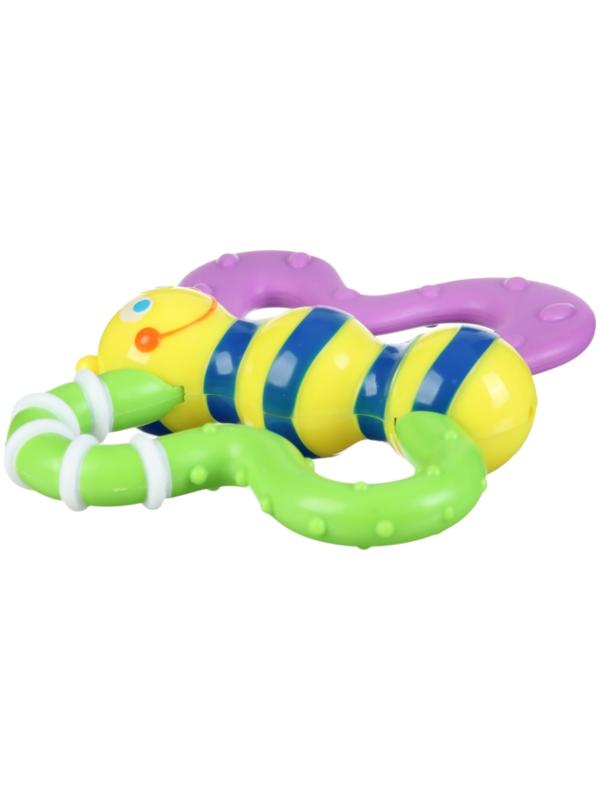 Погремушка Крошка Я «Бабочка» с эластичными элементами, в пакете, от 3 мес.