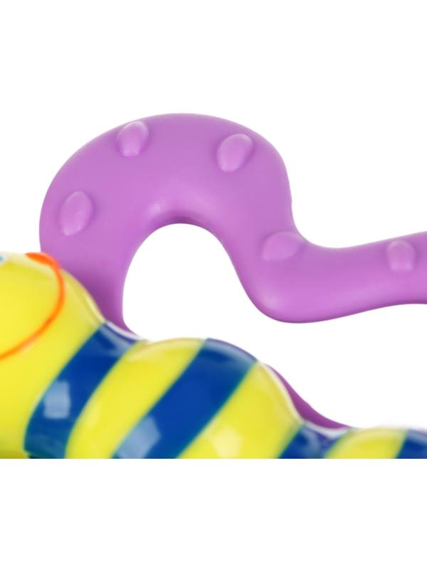 Погремушка Крошка Я «Бабочка» с эластичными элементами, в пакете, от 3 мес.