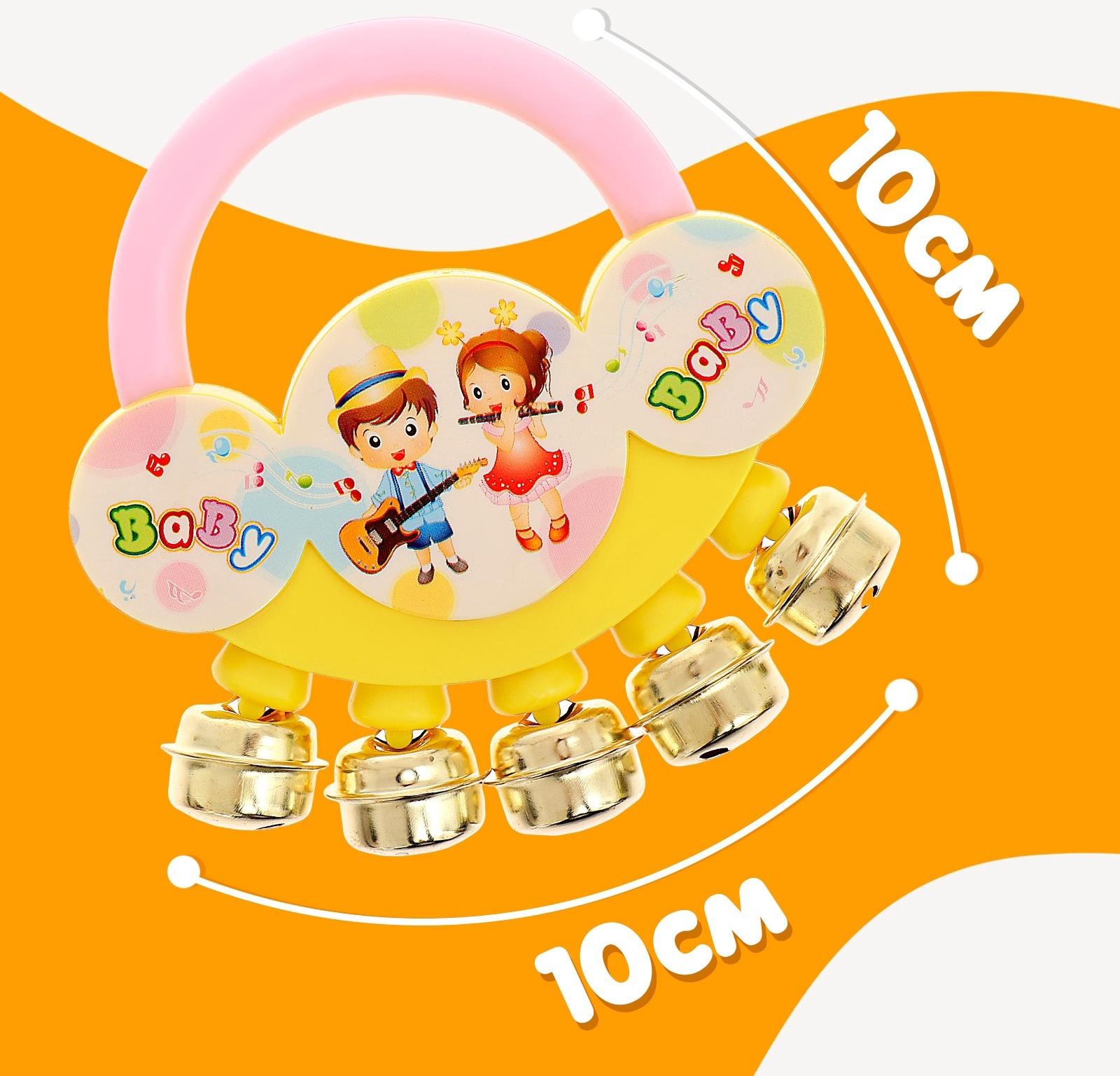 Бубен детский «Малышок», цвета МИКС