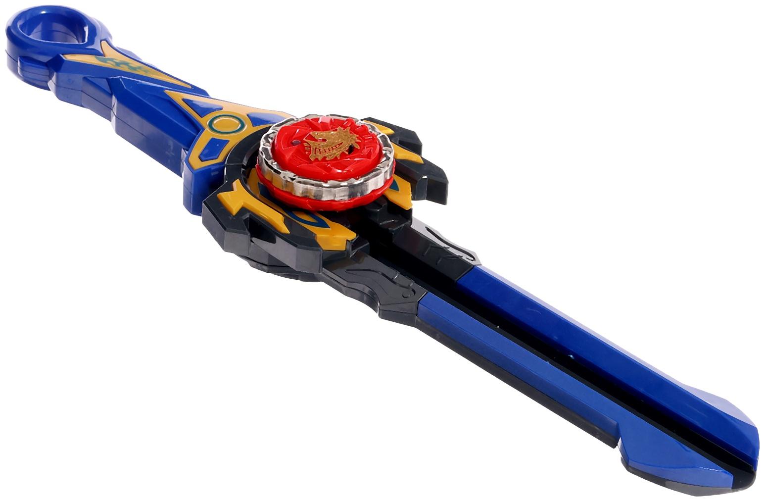 Набор волчков с мечом ULTRA SPIN «Сражение гладиаторов», 4 волчка, 2 устройства запуска, арена