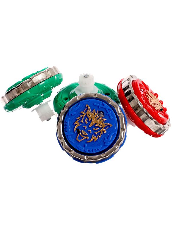 Набор волчков с мечом ULTRA SPIN «Сражение гладиаторов», 4 волчка, 2 устройства запуска, арена