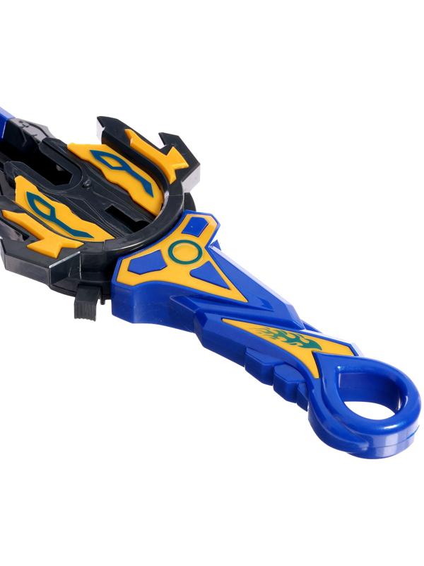 Набор волчков с мечом ULTRA SPIN «Сражение гладиаторов», 4 волчка, 2 устройства запуска, арена