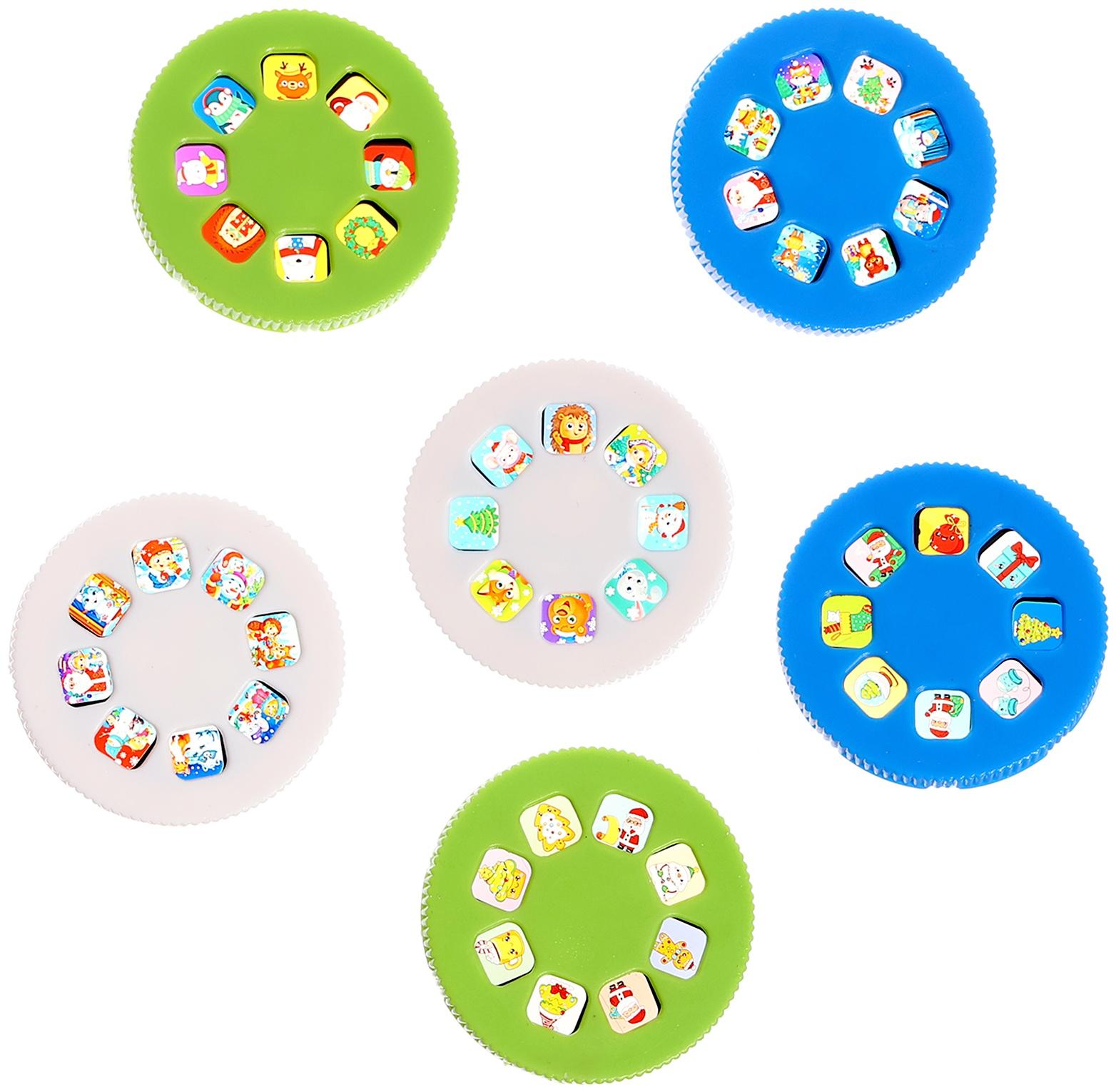 Проектор-фонарик «Новогодний», 48 цветных картинок, световые эффекты