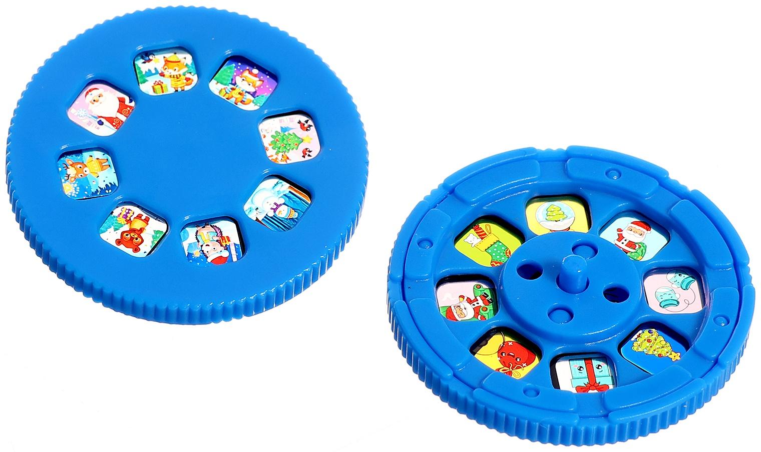 Проектор-фонарик «Новогодний», 48 цветных картинок, световые эффекты