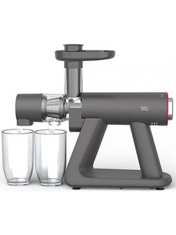 Соковыжималка BQ J2002, шнековая, 150 Вт, 0.5/0.5 л, 65 об/мин, серая