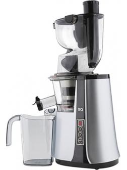 Соковыжималка BQ J2004, шнековая, 200 Вт, 0.9/0.9 л, 70 об/мин, серебристо-чёрная