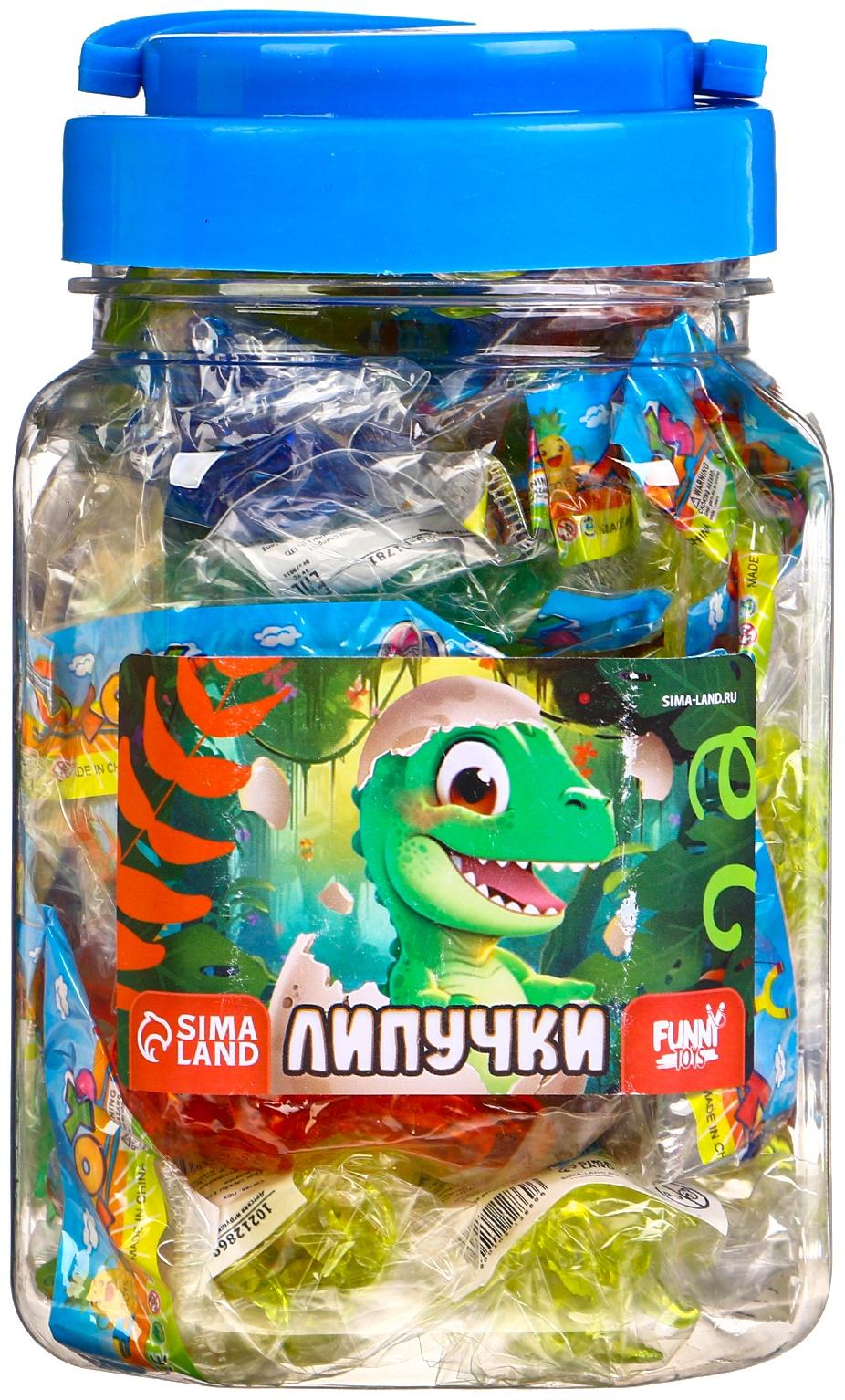 Липучка «Булава»дино, МИКС, в банке