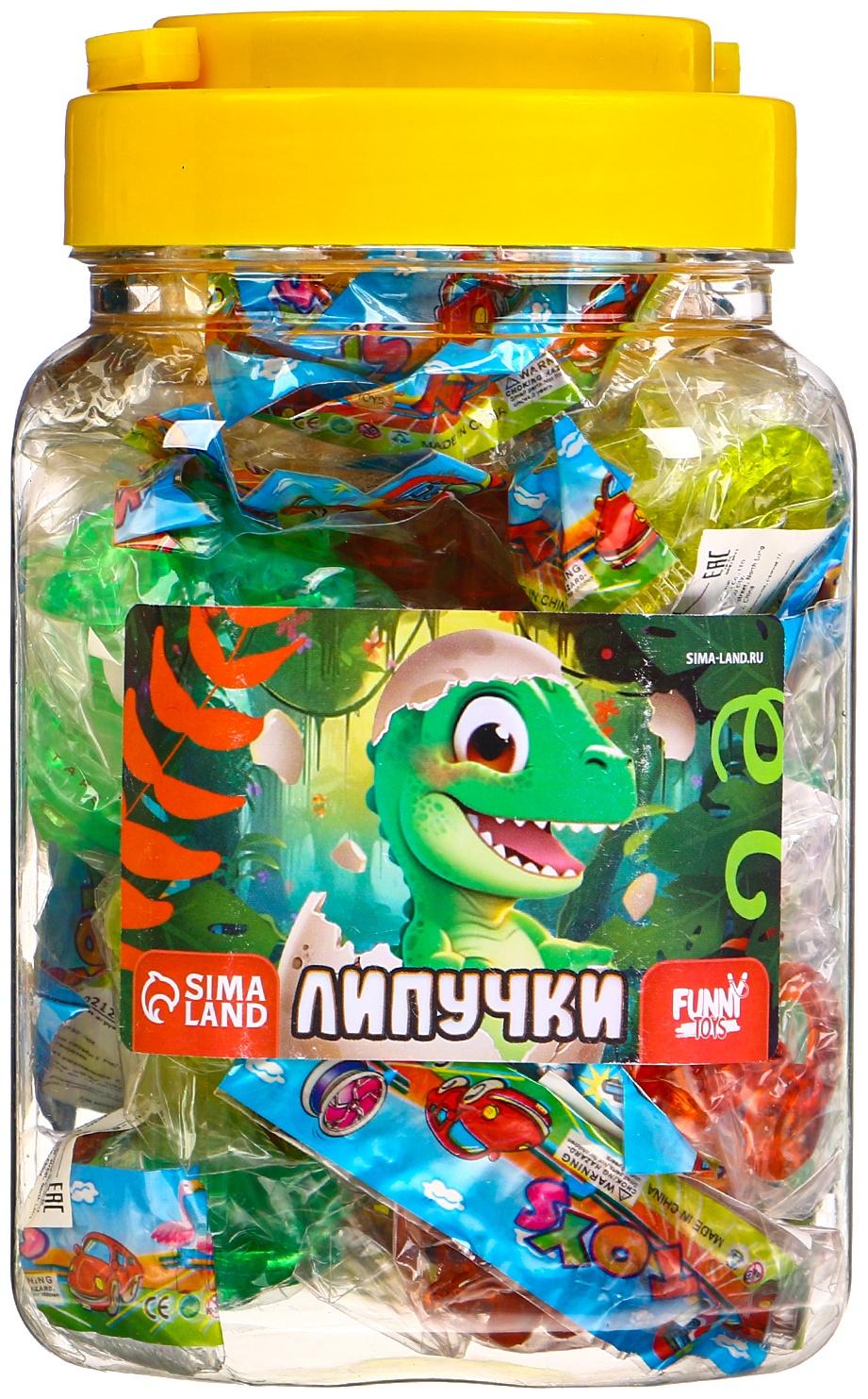 Липучка «Булава»дино, МИКС, в банке