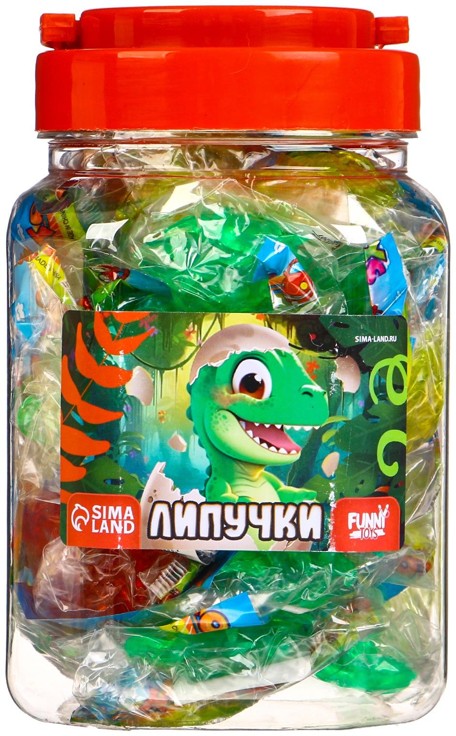 Липучка «Булава»дино, МИКС, в банке