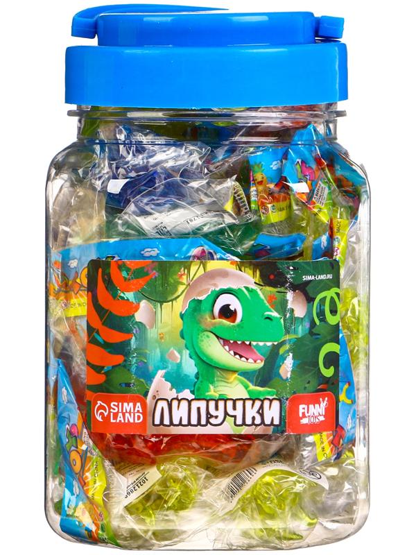 Липучка «Булава»дино, МИКС, в банке