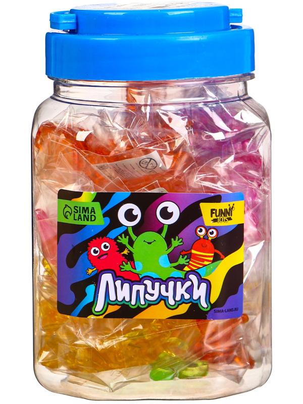 Липучка «Многоножки», МИКС, в банке