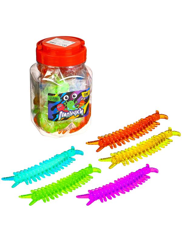 Липучка «Многоножки», МИКС, в банке