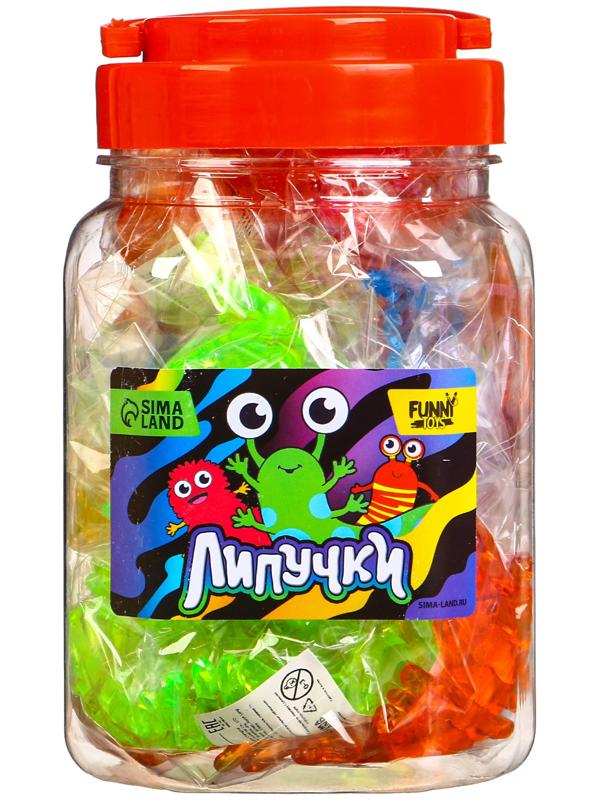 Липучка «Многоножки», МИКС, в банке