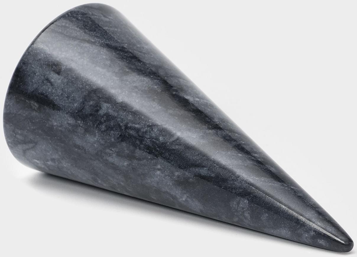 Подставка для украшений из мрамора Magistro Aleo, 5×12 см, серая