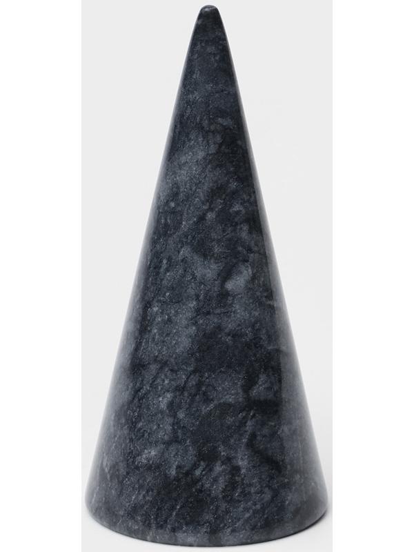 Подставка для украшений из мрамора Magistro Aleo, 5×12 см, серая