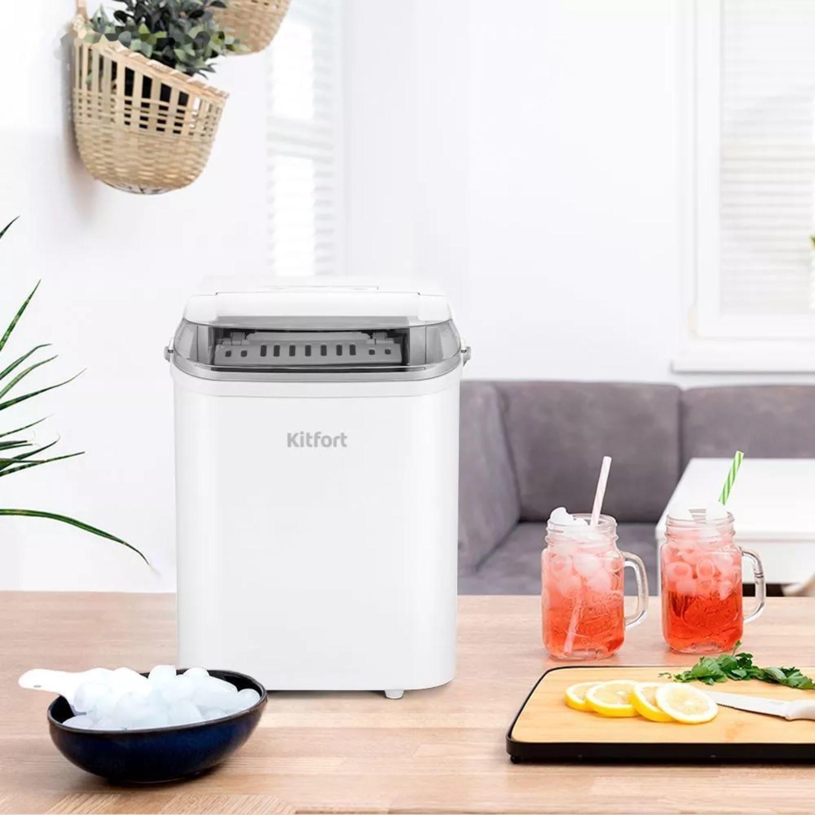Льдогенератор Kitfort КТ-1831-1, 100 Вт, 1.5 л, пальчики, белый