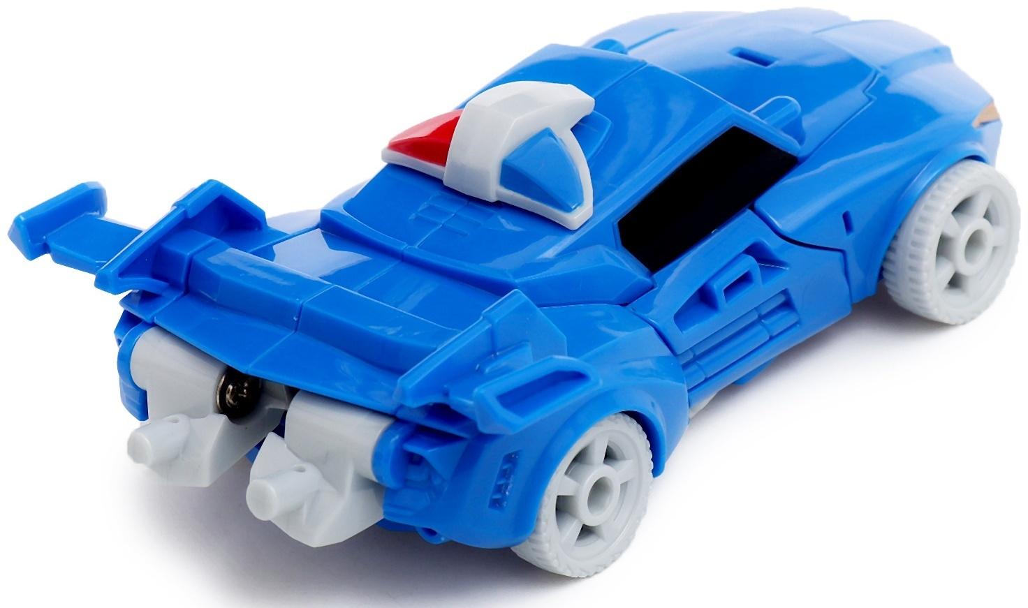 Робот «Гоночная полиция», трансформируется