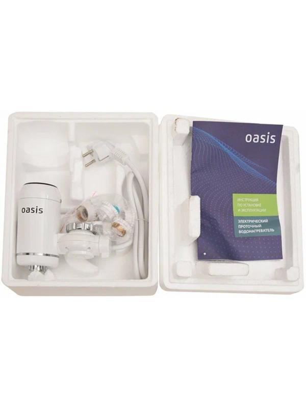 Водонагреватель OASIS NP-W, проточный, 3 кВт, белый