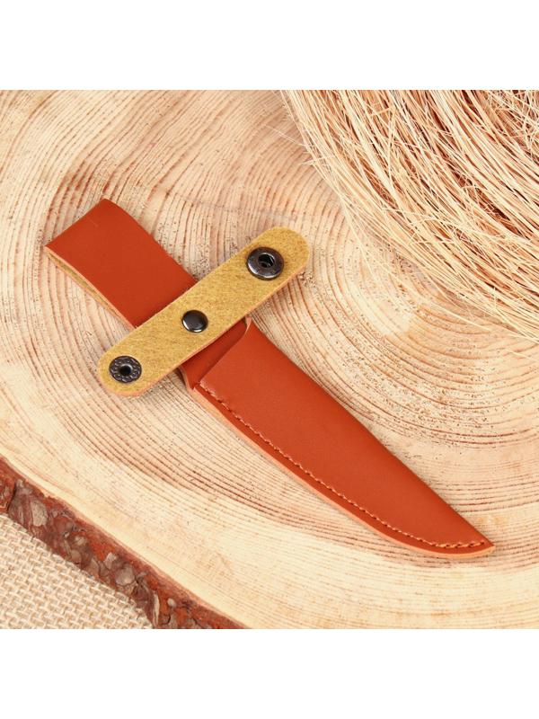 Ножны - чехол для ножа, под лезвие до 9 х 2.5 см, коричневый