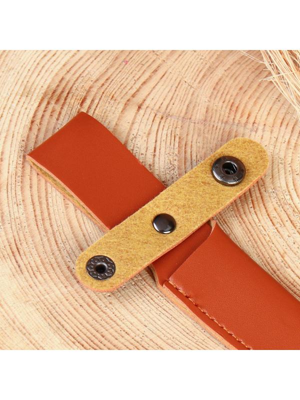 Ножны - чехол для ножа, под лезвие до 9 х 2.5 см, коричневый