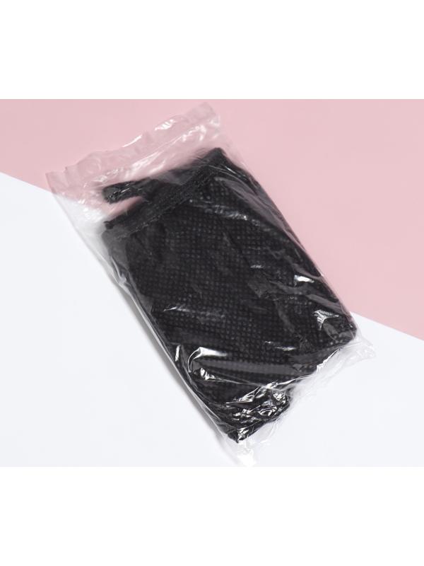 Набор одноразовых трусов, танга, универсальные, 50 шт, цвет чёрный