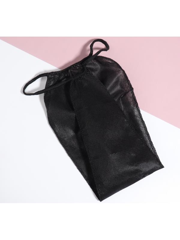 Набор одноразовых трусов, танга, универсальные, 50 шт, цвет чёрный