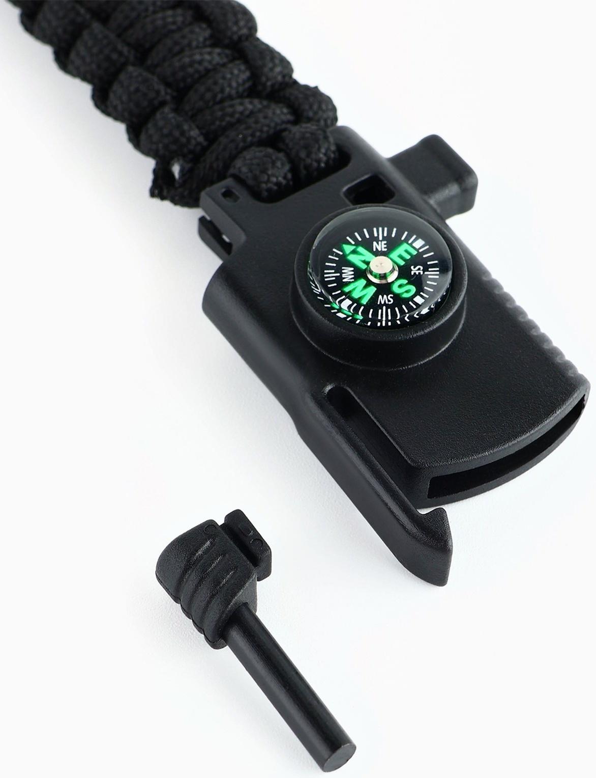 Браслет для выживания «100% мужику», 26 х 2,5 см.