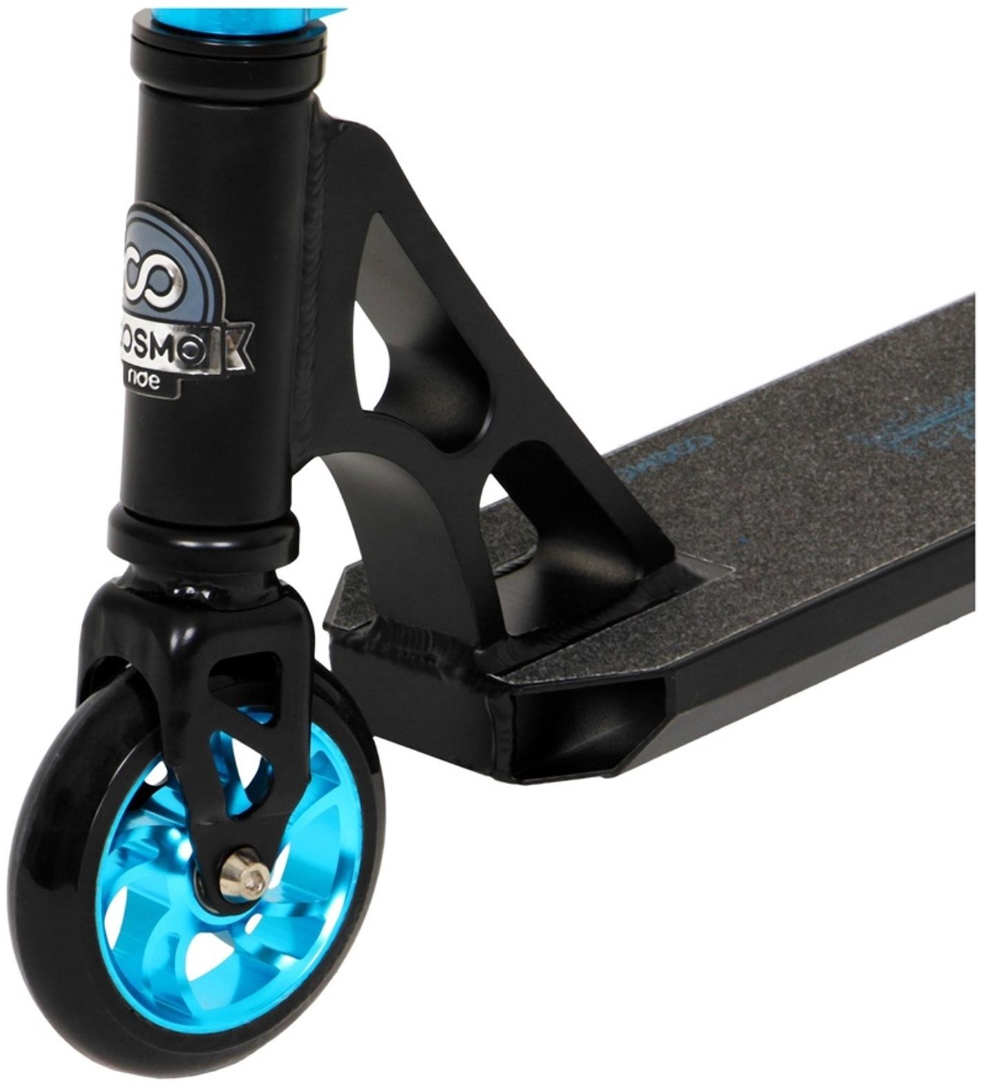 Самокат трюковой COSMORIDE GLIDER Pro CG2021, колёса PU 100 мм, ABEC 7, чёрный