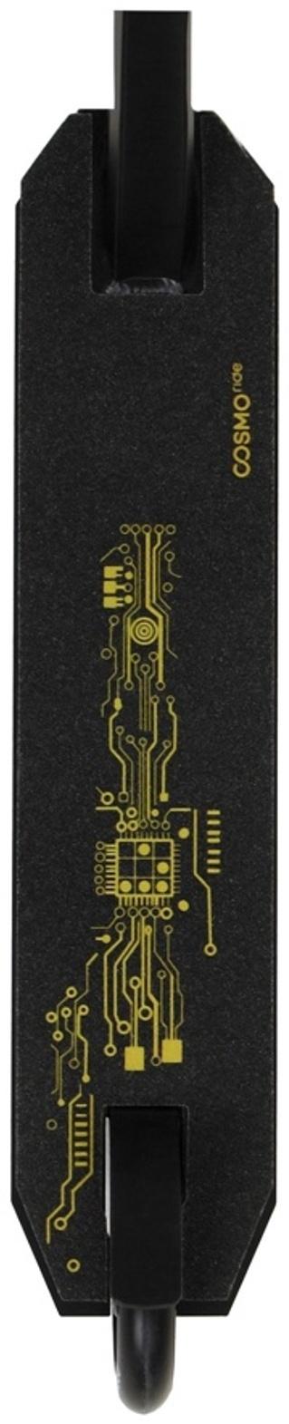 Самокат трюковой COSMORIDE GLIDER CG2021, колёса PU 100 мм, ABEC 7, цвет жёлтый