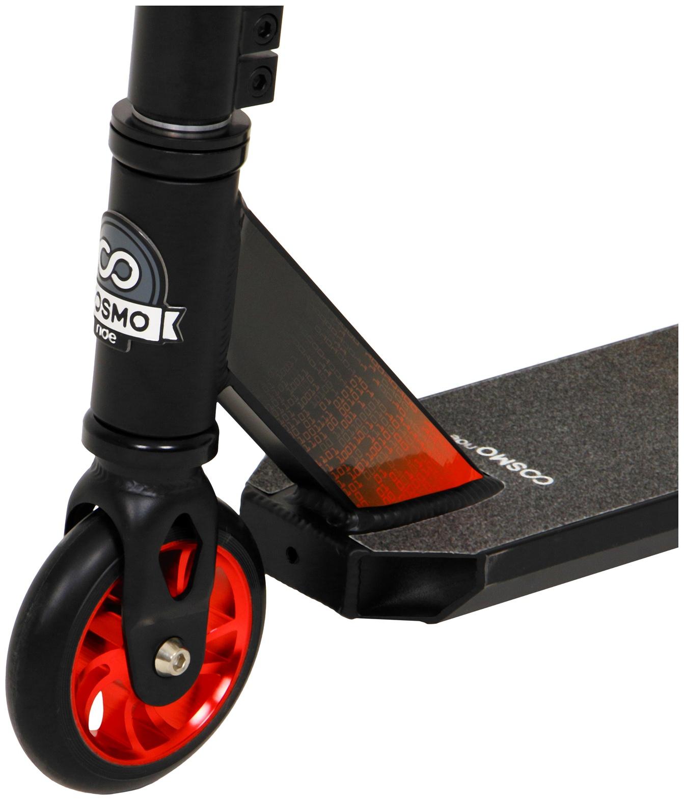Самокат трюковой COSMORIDE HACKER CH2020, колёса PU 100 мм, ABEC 7, цвет красный